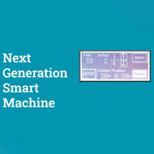 Gutter machine, Next Generation Smart Machine device screen pictured.